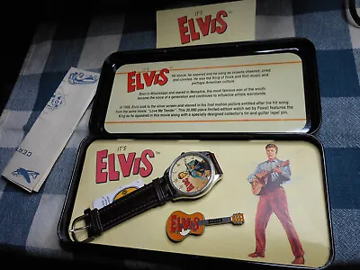 1994 Vintage Elvis Presley Fossil Watch With Accessories Limited Edition (NEW) • $110