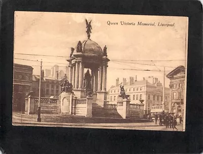 D1287 UK Liverpool Queen Victoria Memorial Vintage Postcard • $8.29