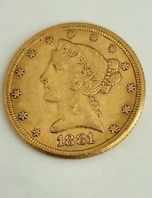 1881-Coin United States Coronet Head - Free Shipping • $699