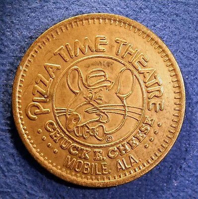 SCARCE 1981 Chuck E. Cheese Token MOBILE ALA. (ALABAMA) • $14.99