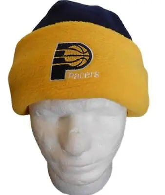 NEW Indiana Pacers Adult Mens Unisex Size OSFA Fleece Yellow Beanie Hat • $4.19