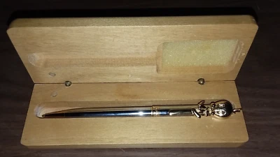 $5.95 • Buy 1996 Vintage Warner Bros Looney Tunes Tweety Bird Pen Wood Box Case