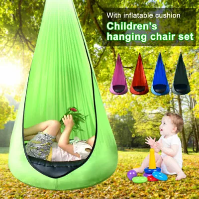 £34.99 • Buy Children Kids Pod Swing Chair Tent Indoor Outdoor Garden Hanging Seat Hammock