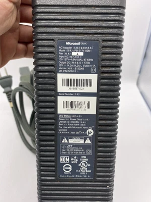$25 • Buy Official MICROSOFT Xbox 360 175w Power Supply Brick AC Adapter PB-2171-02M1 OEM