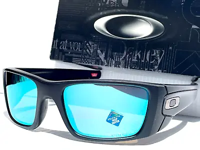OAKLEY FUEL CELL Matte Black POLARIZED PRIZM Deep Water Lens Sunglass 9096-D8 • $148.88