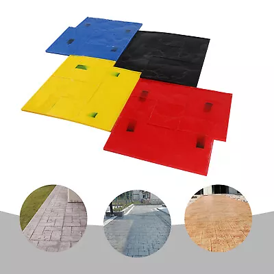 4Pcs Concrete Texturing Stamping Floor Cement Stamps Mold Mats Sets 24*24 Inch • $251