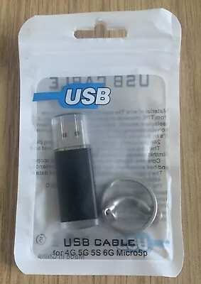 £3.99 • Buy Flash Drive 128GB 2.0 Memory Stick USB Super Fast Pen Black New Key Ring Hoop