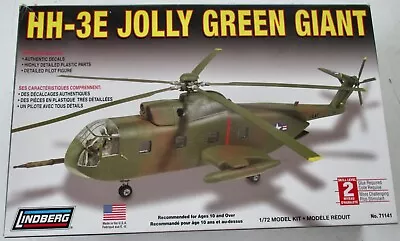 Hh-3e Jolly Green Giant Model Kit - Lindberg - 1:72 - Mint In Box • £10.50