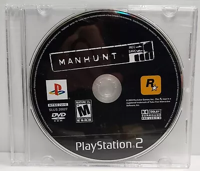 Manhunt (Sony PlayStation 2 2003) Disc ONLY Free Shipping • $12