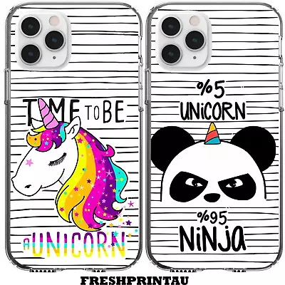 $17.95 • Buy Silicone Case Cover Cool Funny Panda Rainbow Unicorn Cute Magical Rainbow Kawaii