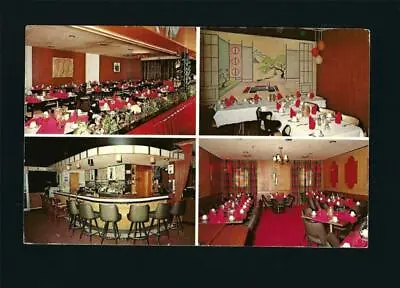 Mason City Iowa IA 1950s Flame And Embers Bar Steak House 4 Interior Views • $7.98