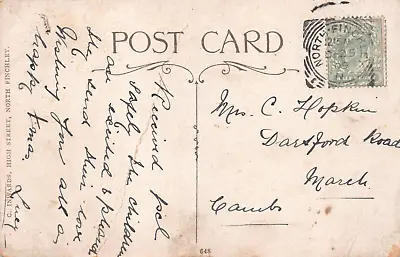 Family History - Genealogy Postcard - Hopkin -  March Dartford Road • £2.99