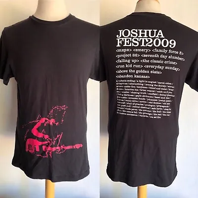 JOSHUA FEST (2009) Official Christian Pop Punk MXPX EMERY T-Shirt Size Medium • $19.99