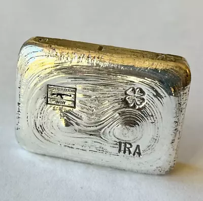 IRA - 5 Oz SILVER Bar Irish Republican Army .999+ F The Crown / 26 + 6 =  1 • £161.23