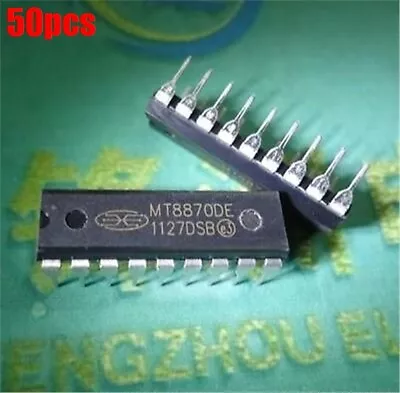 50Pcs MT8870DE MT8870 Cmos Low Power Dtmf Decoder Receiver Fv • $11.76