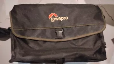 Lowepro Vidcam 6 Camcorder Bag Video Camera Bag Black And Green With Strap • $8.33