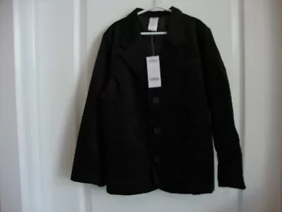 Gymboree HOLIDAY CLASSICS Black Velveteen Blazer Jacket Boy Size 7 - NWT • $44.99