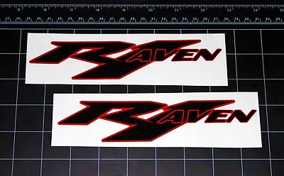 R1 - R6 RAVEN Decals Stickers Yzf Mororcycle MotoGP Moto2 Racing Fits : Yamaha • $9.99