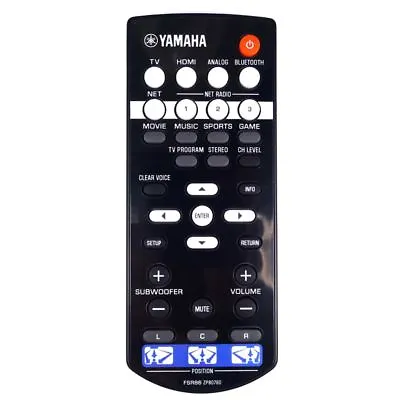 $69.01 • Buy Genuine Yamaha FSR86 Soundbar Remote Control