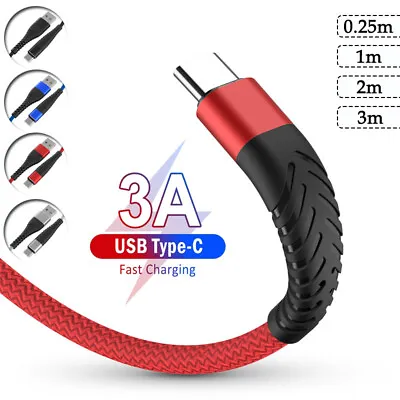 $7.89 • Buy For Samsung Galaxy S22 S21 S20 S10 A51 A71 Type C Lead USB C Fast Charger Cable