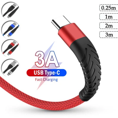$7.89 • Buy For Samsung Galaxy S22 S21 S20 S10 A51 A71 Type C Lead USB C Fast Charger Cable