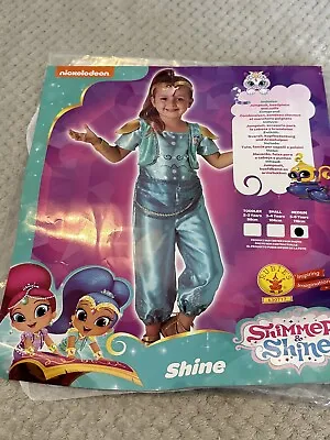 Girls Shimmer And Shine Genie Aladdin Jasmine Costume Fancy Dress 5-6 Years • £5.99