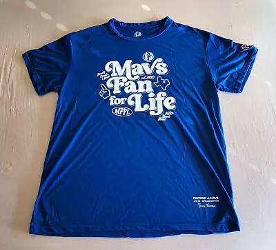 2024 4/12 SGA XL Dallas Mavericks  Mavs Fan For Life  T-Shirt Shirt NBA Giveaway • $6