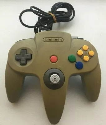 Nintendo 64 N64 Controller Gray AUTHENTIC TESTED Shows Yellowing Loose Joystick • $14.95