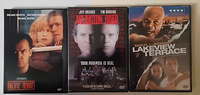 Lot Of 3 DVDs - Pacific Heights / Arlington Road / Lakeview Terrace - Keaton.... • $6