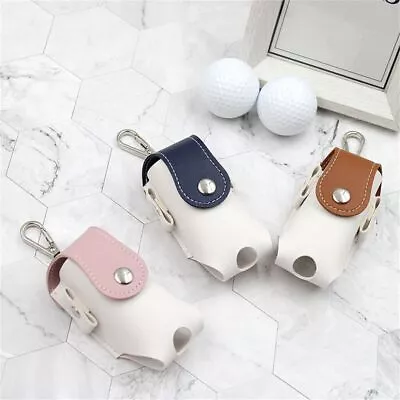 Pocket Waist Bag PU Leather Golf Mini Bag Storage Bag Golf Bags Golf Tee-Holder • $13.62