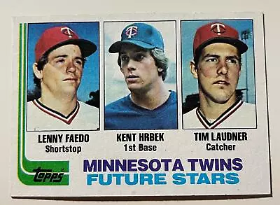 1982 Topps #766 Twins Future Stars Faedo Kent Hrbek Minnesota Twins • $1.75