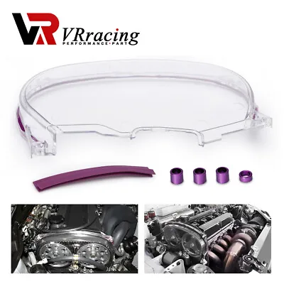 Clear Cam Gear Timing Belt Cover For Mitsubishi DSM Evolution LANCER 4G63 EVO4-8 • $23.39