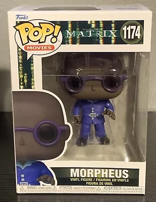 Funko Pop! The Matrix MORPHEUS #1174 Figure Purple Blue Suit Sunglasses NRFB • $9.99