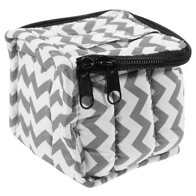  Nail Storage Bag Fabric Polish Holder Organizer Case Tool Kit Varnish • £10.89