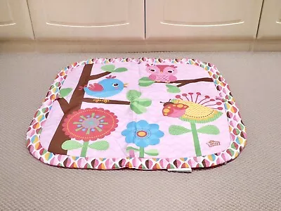 Bright Starts Pretty In Pink Fancy Flowers Activity Gym Playmat • £15