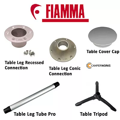 £112.69 • Buy FIAMMA Genuine Island Table Leg 5 Piece Set For Campervan/ Caravan / Motorhome