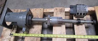 X Axis Ball Screw  Assembly Approx Oal 27   From Daewoo Puma  200 Cnc Lathe  • $600