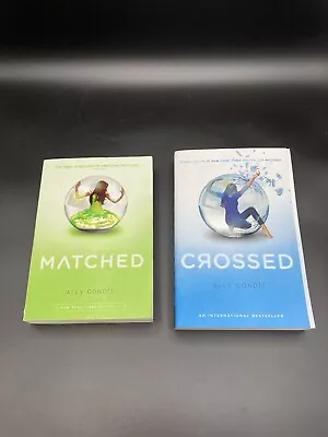 Matched & Crossed Lot By Ally Condie Books 1 & 2  Trade PBs Unmarked Clean • $3.50