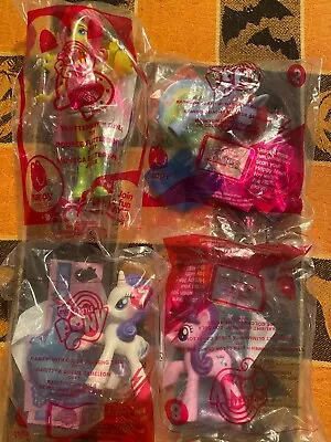 Lot Of 4 McDonalds My Little Pony Happy Meal Toys 2015-2016 Color Changing Tails • $11.99