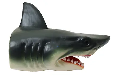 Kid's Rubber Plastic Great White Shark Hand Puppet Toy • $14.50