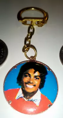 1980s Michael Jackson Keyring Keychain • $6.52