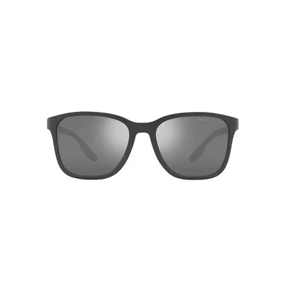 Prada Linea Rossa PS 02WS UFK07H Gray Rubber Plastic Sunglasses Dark Grey • $106.04