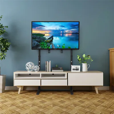 Large Exhibition TV Floor Stand Mount Adjustable VESA LCD Screens 32  To 100  • £54.95