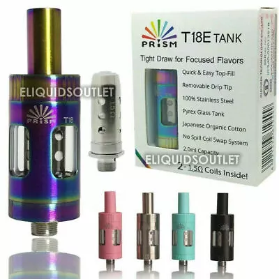 Innokin Endura Prism T18E Tank 2 Ml + 2 X 1.5 Ohm Coils & T18E Coils 1.5 Ohm   • £6.94