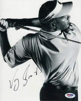 VIJAY SINGH SIGNED AUTOGRAPH 8x10 PHOTO - 2000 MASTERS CHAMPION VERY RARE PSA • $299.95