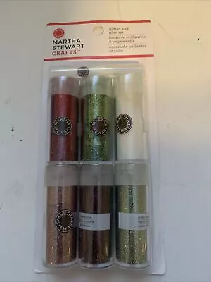 Martha Stewart Glitter And Glue Set. 6 Glitter 1 Glue.  • $10