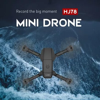 HJ78 Quadcopter 4K HD Dual Camera Height Foldable Mini Drone Wifi FPV • $19.99