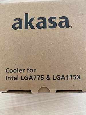 Akasa  CPU Cooler For Intel LGA775 & LGA115X • £0.99