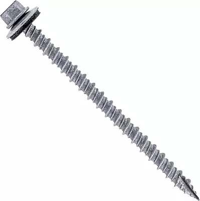 #10 Metal Roofing Screws: (250) 10 X 3″ Galvanized Hex Head Sheet Metal Roof... • $54.99