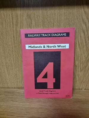 Midlands And North West: Bk.4 (Railway Track Diagrams) By Gerald A. Jacobs (12f) • £7.50